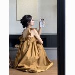 Sweet Backless Flutter Sleeve Bow Tie Dress – Summer Slimming A-Line Long Dress for Vacation - Image 2