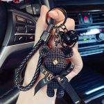 Streetwear Wool Bear Keychain 3D Figurine for Women - Cartoon Bear Backpack Pendant & Car Keychain Gift - Image 2