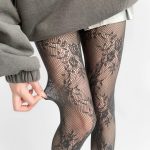 Lace Pantyhose – Hot Jacquard Mesh Tights in Melad Color Tone Stockings - Image 15