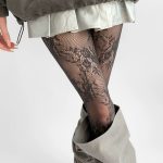 Lace Pantyhose – Hot Jacquard Mesh Tights in Melad Color Tone Stockings - Image 14