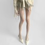 Lace Pantyhose – Hot Jacquard Mesh Tights in Melad Color Tone Stockings - Image 11