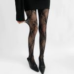 Lace Pantyhose – Hot Jacquard Mesh Tights in Melad Color Tone Stockings - Image 9