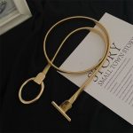 Gold Chain Belt for Women – Elastic Waistband for Dresses - Image 9