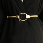 Gold Chain Belt for Women – Elastic Waistband for Dresses - Image 2
