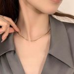 Amber Layered Gold Sweater Necklace for Women – Elegant Fall Winter Fashion Jewelry - Image 5