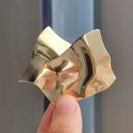 Real Gold-Plated Geometric Earrings for Women – Minimalist Chic Studs with Elegant Style - Image 3