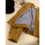 Korean Style Suede Short Jacket for Women – Fashionable Petite Outerwear Versatile Chic Top - Image 7