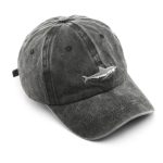 Vintage Washed Shark Baseball Cap – Unisex Streetwear Sports Casual Sunshade Hat - Image 6