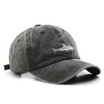 Vintage Washed Shark Baseball Cap – Unisex Streetwear Sports Casual Sunshade Hat - Image 5