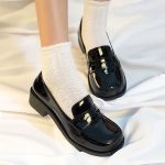 Uniity Brown JK Uniform Shoes - Lightweight Japanese School Loafers for Girls - Image 3