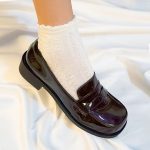 Uniity Brown JK Uniform Shoes - Lightweight Japanese School Loafers for Girls - Image 6