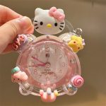 Cute Cartoon Kids Alarm Clock – Silent Bedroom Clock for Boys and Girls