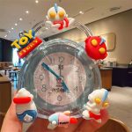Cute Cartoon Kids Alarm Clock – Silent Bedroom Clock for Boys and Girls - Image 2