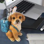 Cute Puppy Pen Holder Desk Decor – Student Stationery Gift for Teachers and Birthdays - Image 6