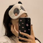 Cute Panda Eye Mask for Sleeping – Soft Plush Light Blocking Sleep Mask - Image 6