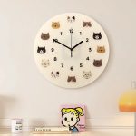 Cute Cartoon Cat Wall Clock – Silent Non-Ticking Quartz Creative Home Decor - Image 4