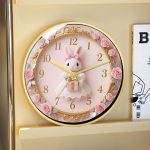 Cute Rococo Bunny Silent Wall Clock - Image 7