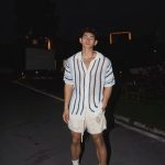 Men’s Retro Color-Block Knit Cardigan T-Shirt – Dopamine Hollow Design - Image 10
