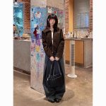 Dark Brown Clean Fit Retro Men's Short Jacket - Image 7