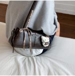 Vintage Chic Shoulder Baguette Bag - Image 2