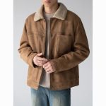 Men’s Faux Shearling Suede Jacket - Image 5