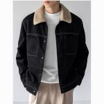 Men’s Faux Shearling Suede Jacket - Image 7