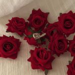 Red Rose Floral Hair Clip Retro Duckbill Hairpin - Image 5
