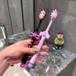 Soft Bristle Antibacterial Fine Bristle Toothbrush with Bow Design - Image 3
