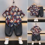 Casual Vacation Short Sleeve Outfit for Kids - Image 7