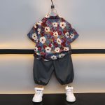 Casual Vacation Short Sleeve Outfit for Kids - Image 6