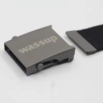 WASSUP Vintage Distressed Automatic Buckle Belt - Unisex Casual Alloy Canvas Woven Strap - Image 5
