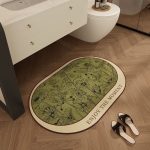 Vintage Quick-Dry Diatomaceous Earth Bath Mat – Absorbent Non-Slip Bathroom Rug. - Image 2