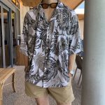 Hawaiian Floral Short Sleeve Shirt for Men - Loose-Fit Lightweight Summer Shirt - Image 6