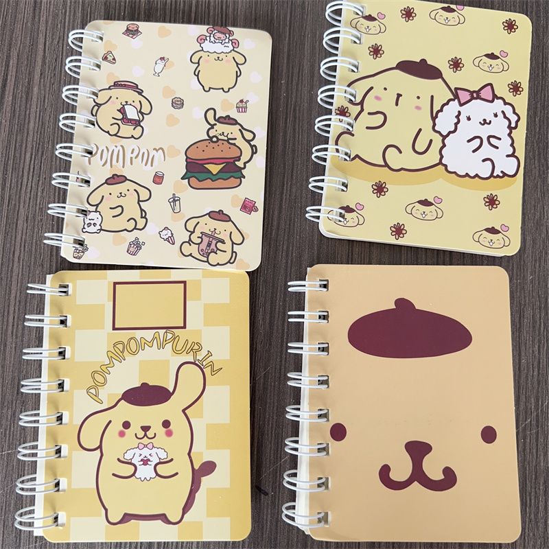 WhatsApp_Image_2025-09-30_at_12.57.23_PM_1 Pompompurin A7 Spiral Notebook – Cute Pocket Journal for Girls - Image 1