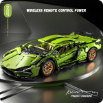 1:14 Lamborghini RC Sports Car Building Blocks – Educational Toy for Boys - Image 4
