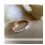 White Mother-of-Pearl & Zircon Oval Bracelets – Elegant, Timeless Design - Image 4