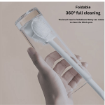 Upgraded Silicone Cleaning Brush with Long Handle & Storage Rack – No-Drill Sink Organizer for Cups, Bottles, and Baby Accessories. - Image 2