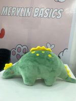 Adorable Pink, Green And Yellow Stegosaurus Plush Toy - Ultra-Soft Stuffed Dinosaur Pillow for Kids & Gifts - Image 4