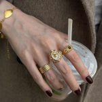 Tiger Eye Portrait Lace Ring for Women – Luxury Vintage Finger Ring - Image 4