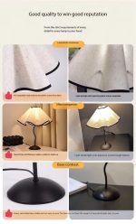 Petal Umbrella Table Lamp – Elegant Minimalist Aesthetic Night Light for Bedroom and Study - Image 14