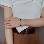 Four Leaf Clover Titanium Steel Rose Gold Open Bracelet for Women - Image 10