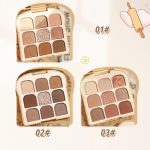 Novo 9 Colors Eyeshadow Palette: Earth Tone Matte, Glitter, and Pressed Pearls for Stunning, Long-Lasting Eye Makeup - Image 10