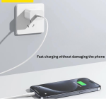 Pisen 20W GaN Fast Charger with Type-C Cable for iPhone - Image 3