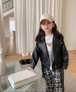 Faux Leather Biker Jacket - Image 4