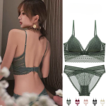 Wireless Lace Triangle Cup Minimizing Bra