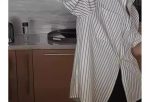 Women’s Striped Long Sleeve Polo Collar Shirt - Image 9