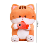 RBT Fish Cat Soft Toy | Plush Stuffed Animals for Kids & Adults - Image 5