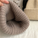 Warm Rabbit Fur Knit Hat for Women – Double-Layered, Thickened Woolen Beanie, Casual Ear-Protecting Soft Hat - Image 4