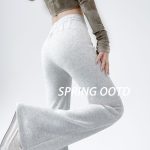 Flared high-waisted slimming bootcut pants, versatile American-style casual pants - Image 3