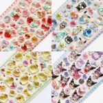 3D Crystal Resin Embossed Acrylic Cat DIY Sticker – Clear Glossy Decorative Decal - Image 2